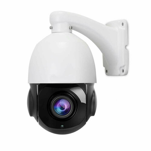 Kamera monitoring CCTV full HD Nesuniq PTZ IPC-P405A montaż ścienny widok z przodu