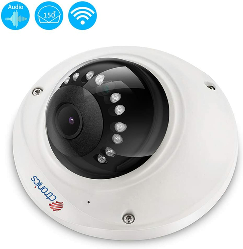 Kamera monitoringu IP ctronics CTIPC-225CDS720PA Fish Eye widok z przodu