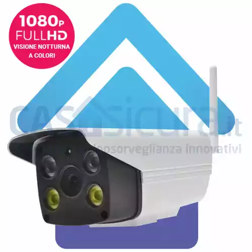 Kamera monitoringu IP OUTCAMCS  1080P SD FHD WiFi widok z przodu.