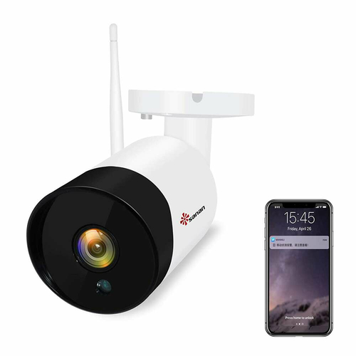 Kamera monitoringu IP Sanan LTE 4G SIM 1080P 4MP IP66 widok z przodu