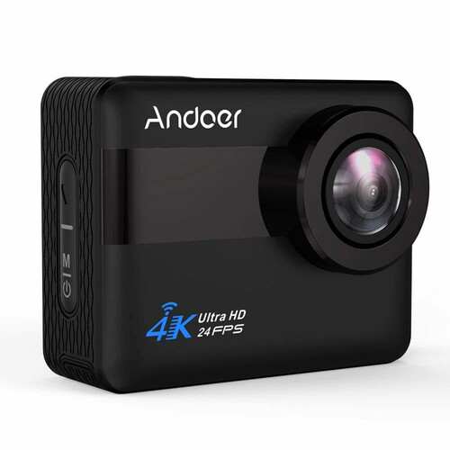 Kamera sportowa Andoer AN1 4K WiFi dotykowy widok z przodu