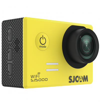 Kamera sportowa SJCAM SJ5000 WiFi LCD 2 cale Full Hd widok żółtej kamery