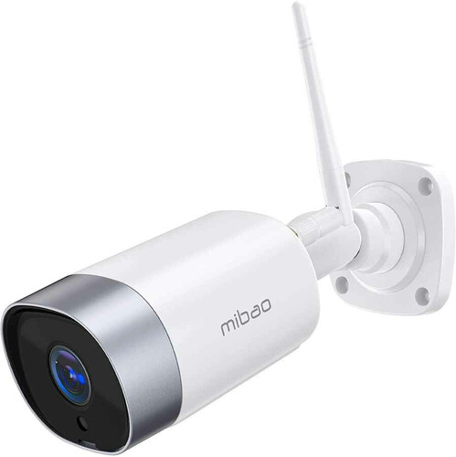 Kamera zewnętrzna IP Mibao P450 1080P CCTV WiFi IR widok z przodu.