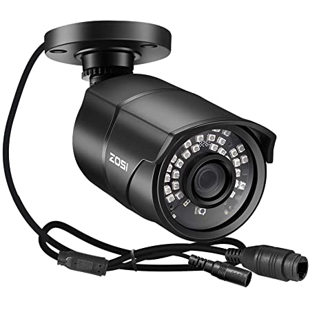 Kamera zewnętrzna ZOSI ZG2612C 1080P PoE 2MP WiFi widok z przodu.