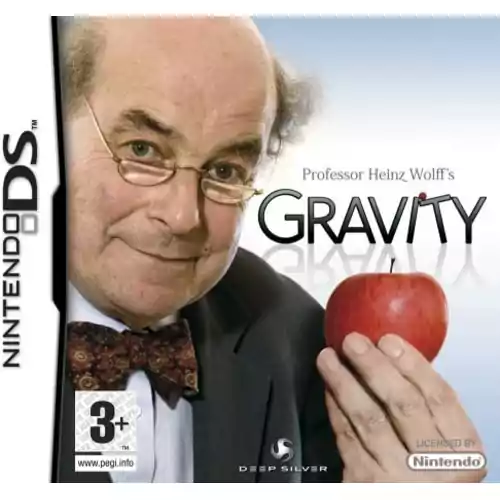 Karta gry DS Professor Heinz Wolff's Gravity Nintendo DS widok z przodu.