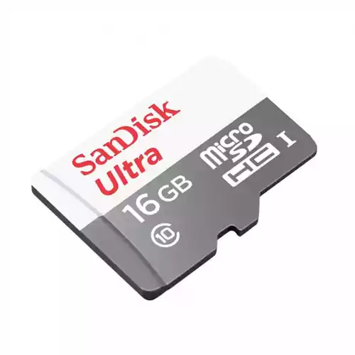 Karta pamięci SanDisk microSDHC 16GB 48MB/s widok z boku