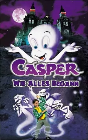 Kaseta VHS film Casper - Wie alles begann widok z przodu.