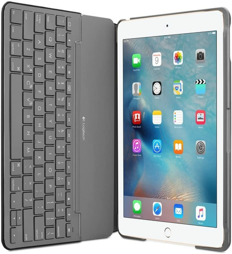 Klawiatura Logitech Canvas do iPad Air 2 widok z przodu.