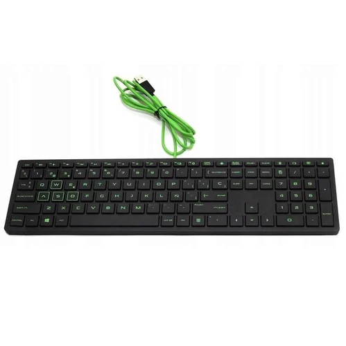 Klawiatura przewodowa HP TPC-P001M TPC-P001K USB LifeStyle QWERTZ widok z przodu.