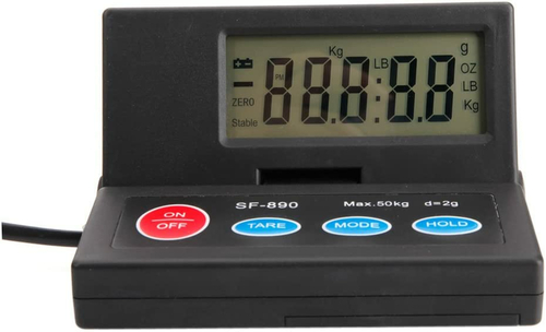Komputer sterownik do przenośnej elektronicznej wagi jeerbly SF-890 widok z przodu.