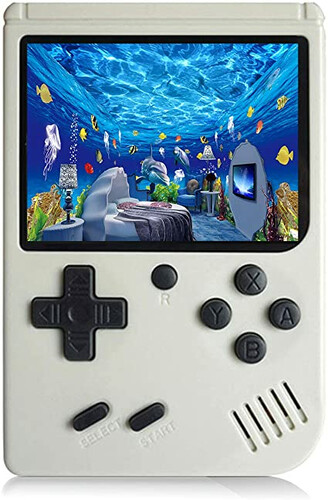 Konsola do gier 8-bit Retro Gameboy 1GB 400 gier widok z przodu