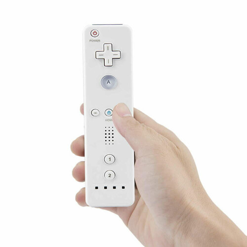 Kontroler do Nintendo Wii Motion Plus WHITE widok z przodu