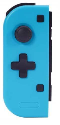 Kontroler Nintendo Switch Joy-Con lewy niebieski widok z przodu