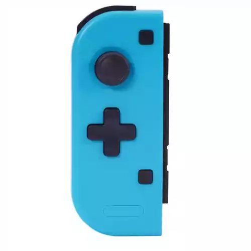 Kontroler Nintendo Switch Joy-Con lewy niebieski widok z przodu