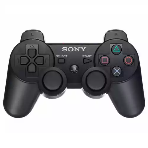 Kontroler pad do konsoli Sony PS3 DUALSHOCK 2 Czarny widok z przodu