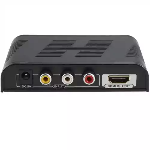 Konwerter adapter wideo E-SDS RCA CVBS do HDMI 720P 1080P widok z przodu