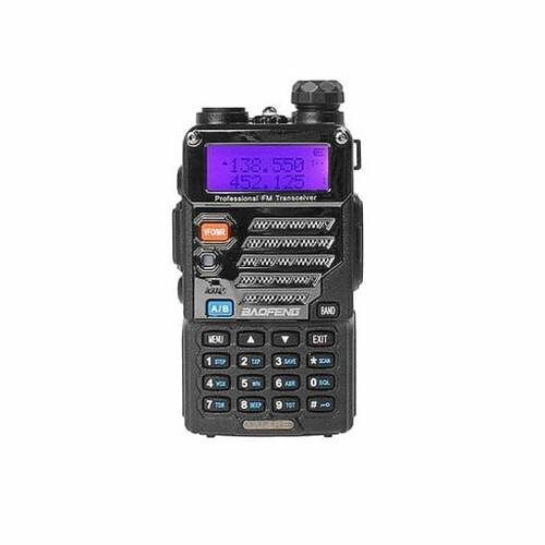 Krótkofalówka walkie-talkie Baofeng UV-5RE bez baterii widok z przodu