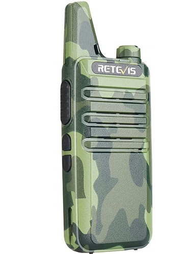 Krótkofalówka walkie talkie Baofeng RT54 Camo widok z przodu.
