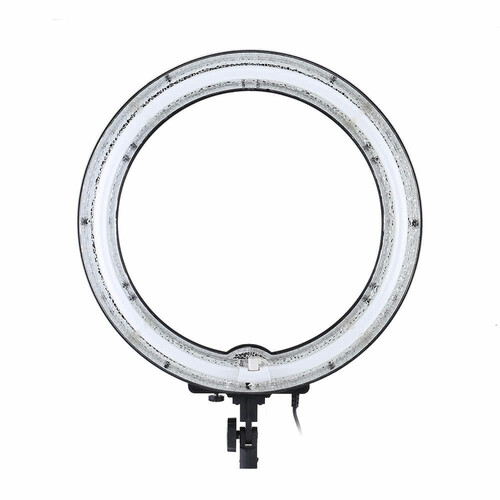 Lampa fotograficzna pierścieniowa Ring Andoer FA-75C 5500K 75W widok z przodu