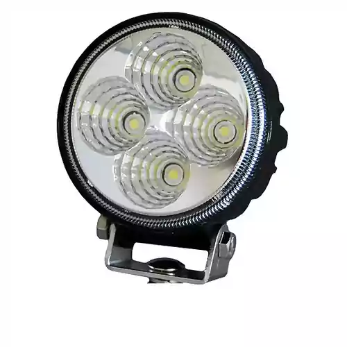 Lampa robocza 4 LED 0-420-69 12V 24V widok z przodu