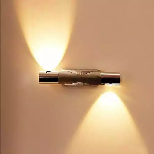 Lampa ścienna LED od ETiME lampa korytarzowa, sufitowa, obrotowa widok z przodu