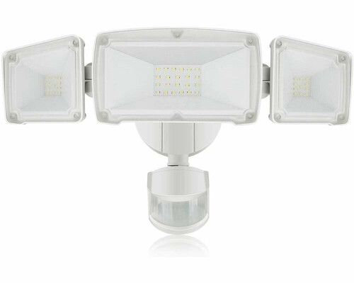 Lampa zewnętrzna LED Solla detekcja ruchu 35W 3800LM 5000K widok z przodu