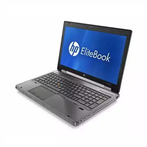 Laptop HP EliteBook 8560W i5-2520M 4x2.5GHz 4GB RAM AMD M5950 200GB HDD widok z przodu