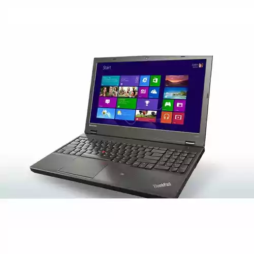 Laptop Lenovo ThinkPad W540 i7-4600M 2x3.6GHz 4GB RAM K1100M 250GB HDD widok z przodu