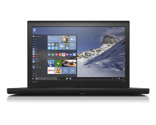 Lenovo ThinkPad T560 i7-6600U 8GB 256GB widok ekranu z przodu 