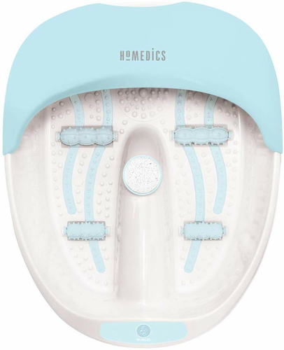 Luksusowe spa do stóp + masażer HoMedics widok z przodu