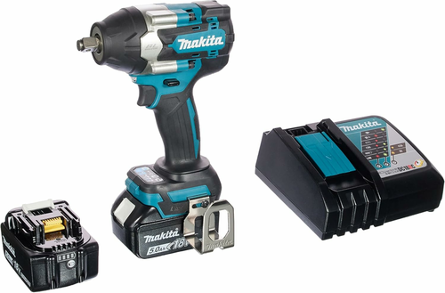 Makita DTW700RTJ 18 V LXT – klucz udarowy 1/2 cala 700 Nm, 2 akumulatory 5,0 Ah, Makpac