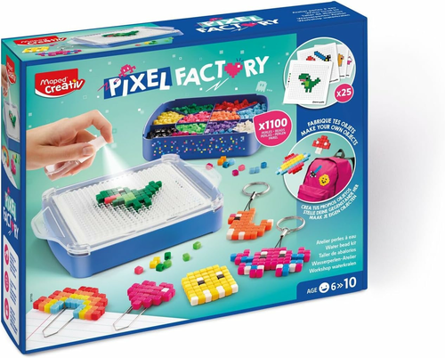 Maped Creativ Pixel Factory 907700 – koraliki wodne Pixel Art, od 6 lat