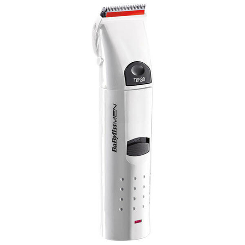 Maszynka do strzyżenia BaByliss E710PE Turbo bez głowicy widok z przodu.