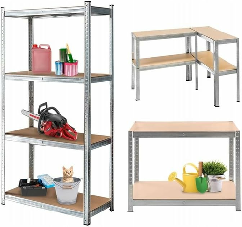 Mega-M BASIC Regał magazynowy metalowy do piwnicy 180x90x40 cm