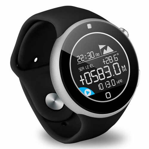 Metalowy Smartwatch Aiwatch zegarek Sports Smart Watch C5 Czarny widok z przodu
