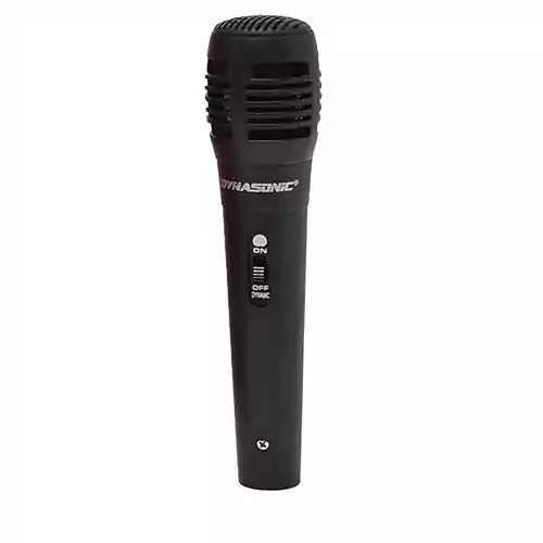 Mikrofon Bluetooth do głośnika Dynasonic do karaoke widok z przodu