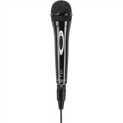 Mikrofon dynamiczny do karaoke Vivanco DM 40 XLR widok z przodu