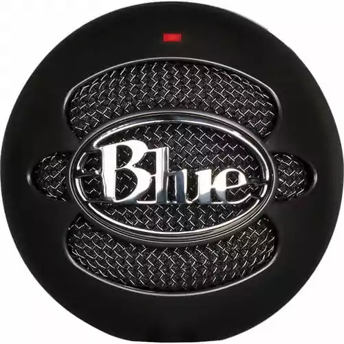 Mikrofon pojemnościowy Blue Snowball Ice USB widok z przodu