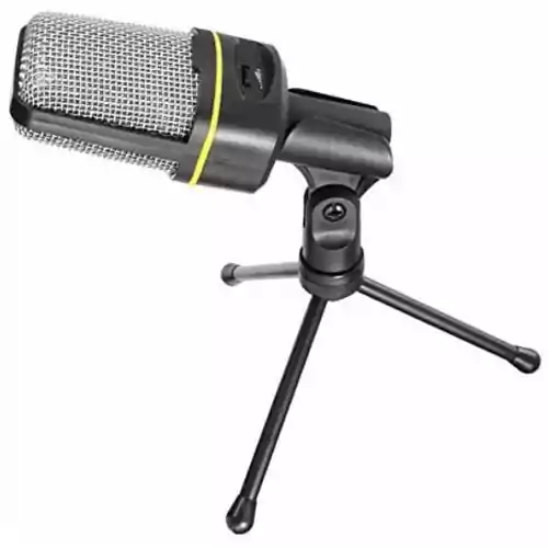 Mikrofon pojemnościowy Excelvan SF-920 QQ MSN SKYPE widok z przodu