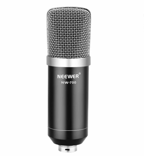 Mikrofon pojemnościowy studyjny Neewer NW-700 widok z przodu