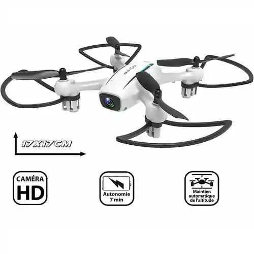 Mini dron CDTS WAVE-RAZOR H816 z osłonami z kamerą HD widok z przodu