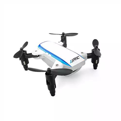 Mini dron JJRC H345 720P HD WIFI składany łatwy biały widok z przodu