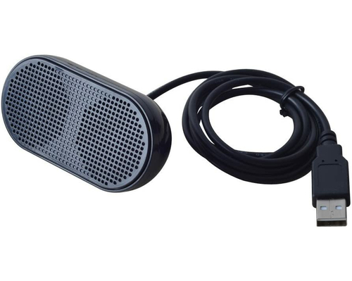 Mini głośnik komputerowy stereo HONKYOB USB do laptopa widok z przodu