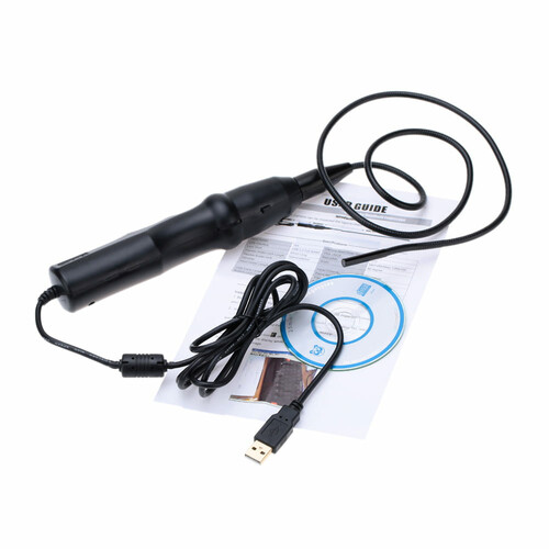 Miniaturowy cyfrowy endoskop 5.5mm USB Elastyczna kamera inspekcyjna 6 LED widok z przodu
