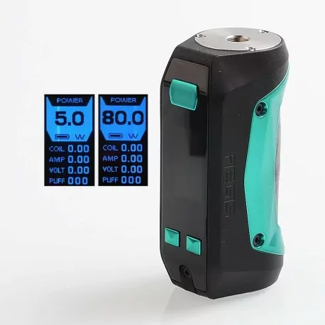 MOD BOX Geekvape Aegis Mini 80W Black Green widok z przodu.