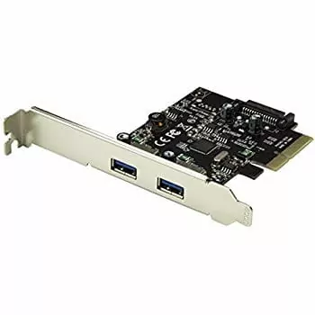 Moduł USB 3. 0 Dodocool 2 gniazda PCI-E express widok z przodu 