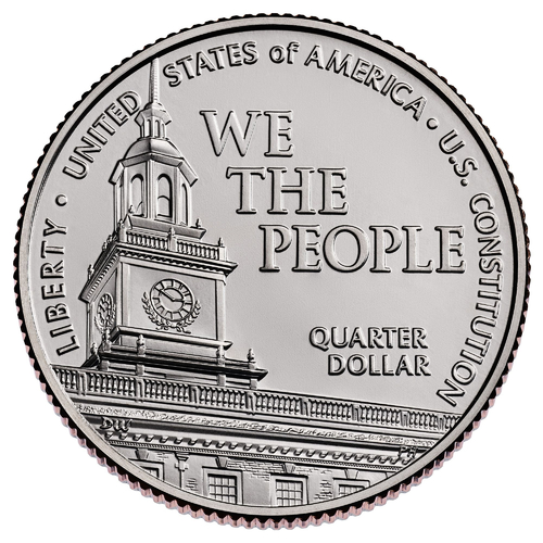 Moneta USA 25 centów 2026 Konstytucja – Quarter Dollar, mennica Denver (D), UNC