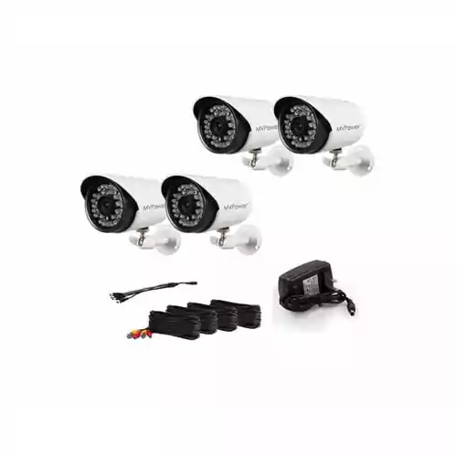 Monitoring zestaw kamery 800 TVL CMOS widok zestawu