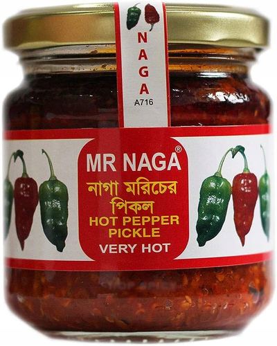 Mr Naga Hot Pepper Pickle 190 g – bardzo ostre papryczki marynowane w oleju