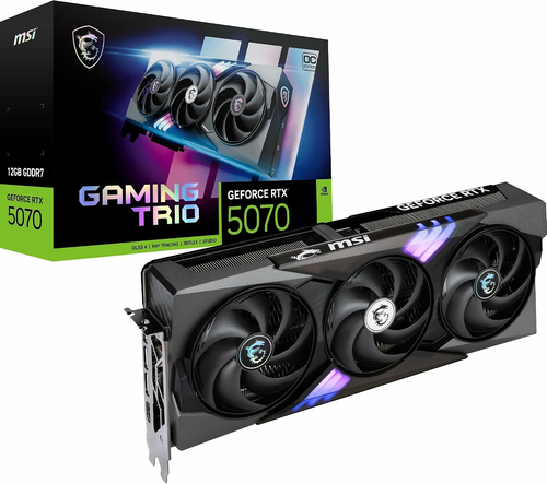 MSI GeForce RTX 5070 Gaming Trio OC 12 GB GDDR7 – karta graficzna do gier